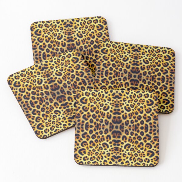 Item preview, Leopard in gelb schwarz designed and sold by netrok.