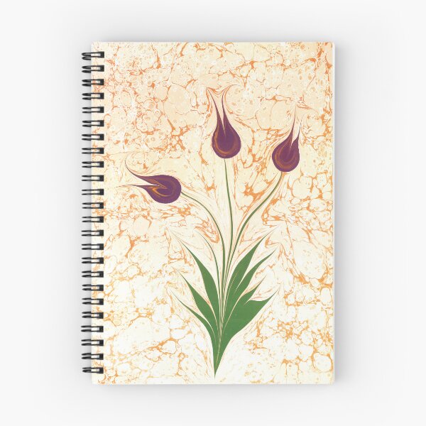 Item preview, Abstract marbling floral pattern designed and sold by bozarslan.