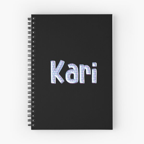 Item preview, Blue Love Kari Name Label (Black) designed and sold by NormadWorld.
