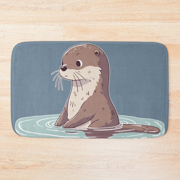 Item preview, contemplative otter designed and sold by Lunaire Designs.