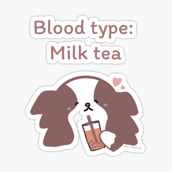 Boba milk tea with glasses Sticker for Sale by c4k5llc