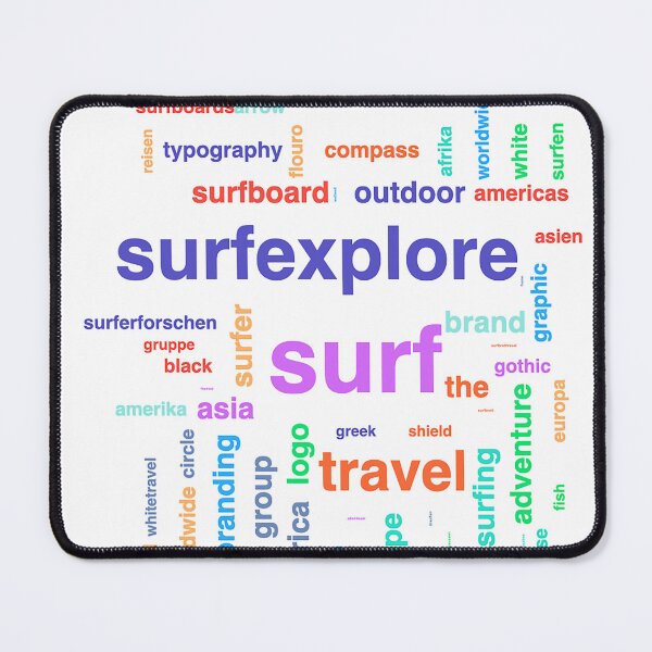 Item preview, surfEXPLORE Keyword Cloud designed and sold by surfexplore.