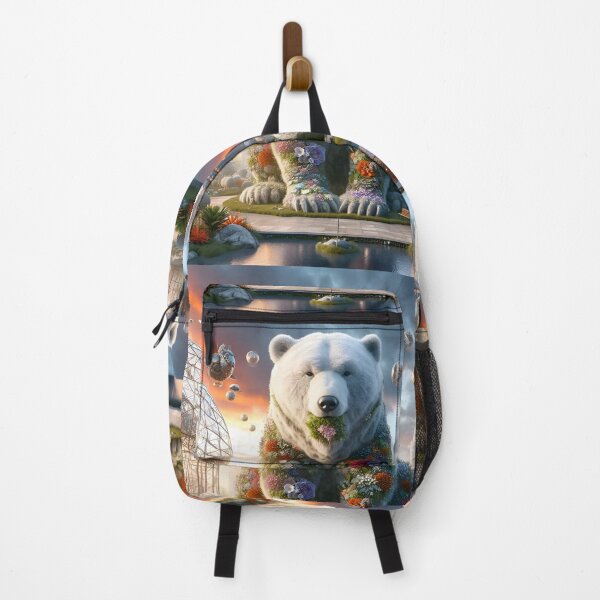 Item preview, Still Flower Bear in Utopian City designed and sold by PursuitPixels.