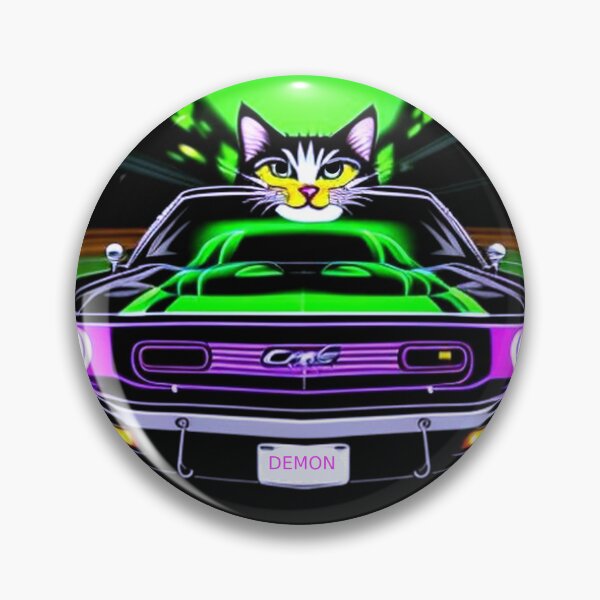 Item preview, Psychedelic Trippy Cat Speeding On Freeway designed and sold by TheDarkWardrobe.