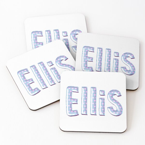 Item preview, Blue Love Ellis Name Label designed and sold by NormadWorld.