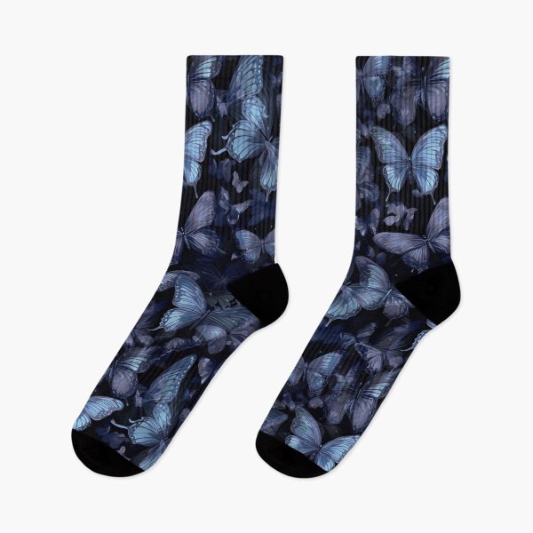 Item preview, Abstract Butterflies (Blue) designed and sold by RedMothMedia.