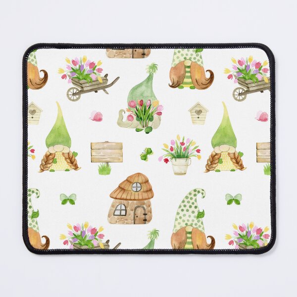 Item preview, Watercolor Spring Gnomes designed and sold by tapilipa.