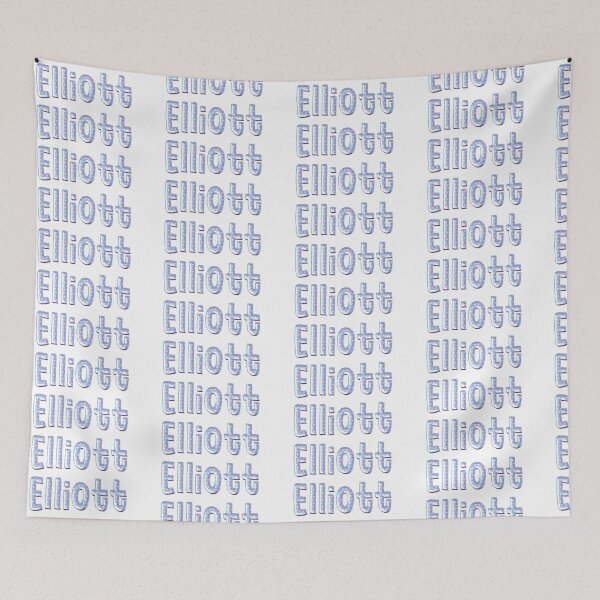 Item preview, Blue Love Elliott Name Label designed and sold by NormadWorld.