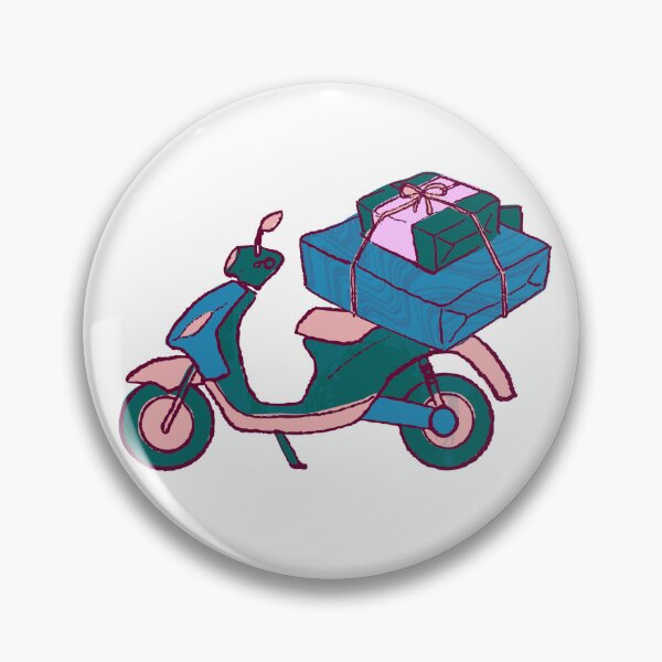 Item preview, Fashion boutique with pink moped and girly clothes designed and sold by ridnaledesigner.