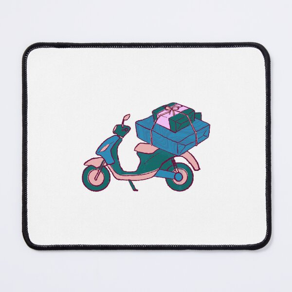 Item preview, Fashion boutique with pink moped and girly clothes designed and sold by ridnaledesigner.