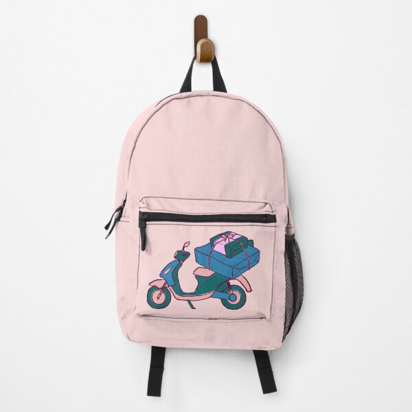 Item preview, Fashion boutique with pink moped and girly clothes designed and sold by ridnaledesigner.