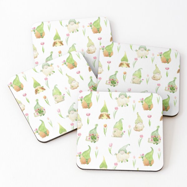 Item preview, Watercolor Spring Gnomes  designed and sold by tapilipa.