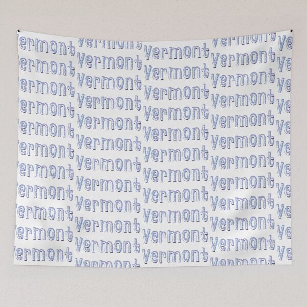 Item preview, Blue Love Vermont Name Label designed and sold by NormadWorld.