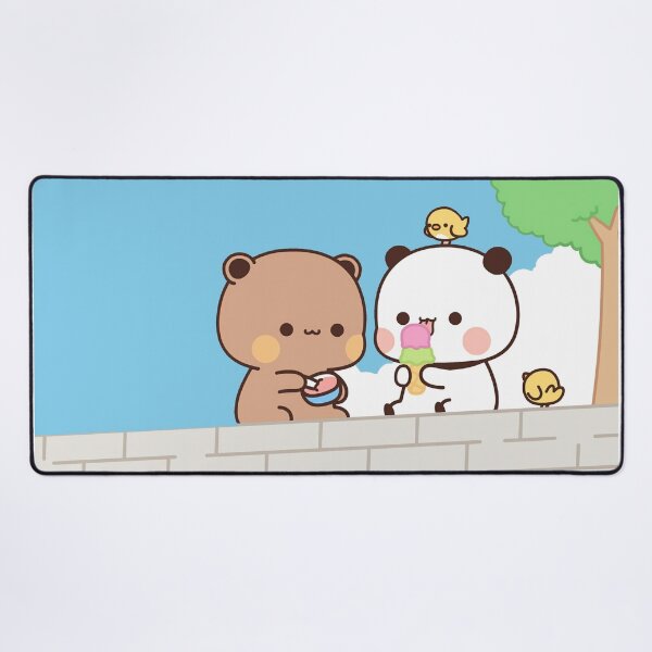 Vista previa del artículo con la obra «Diario Bubu y Dudu | Linda pareja de osos | Panda Yier | Oso Bubu Brownie», diseñado y vendido por valeriehsin.