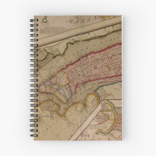 Item preview, Vintage Map of New York City (1821) designed and sold by BravuraMedia.