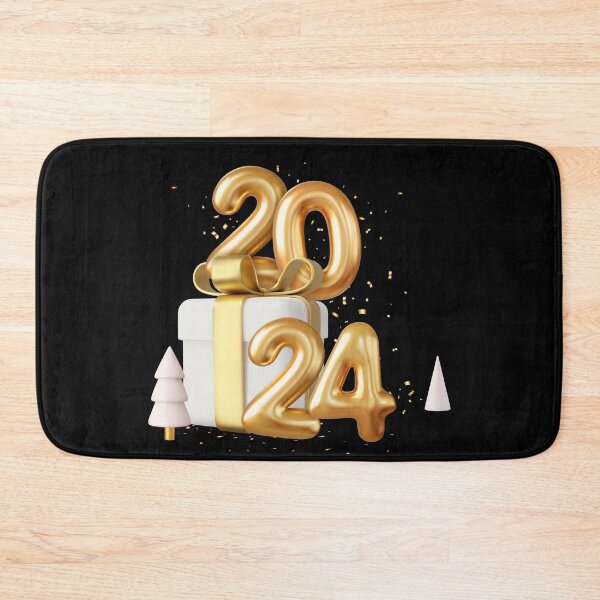 Item preview, 2024 Happy New Year Celebration Typography Design - Festive Holiday Art designed and sold by Gayan-Art.