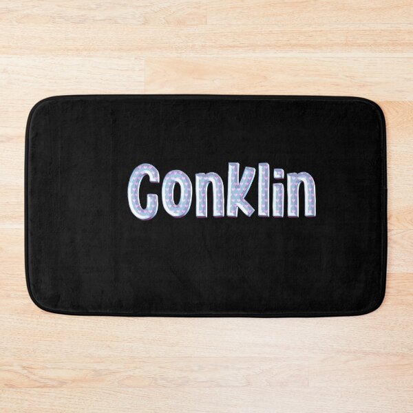 Item preview, Blue Love Conklin Name Label (Black) designed and sold by NormadWorld.