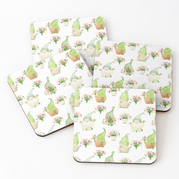 Item preview, Watercolor Spring Gnomes designed and sold by tapilipa.
