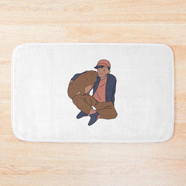 Item preview, Capybara owner with human friend designed and sold by ridnaledesigner.