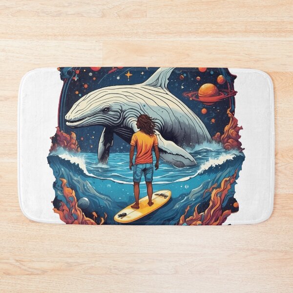 Item preview, A boy standing and looking at a whale designed and sold by wplamkung.