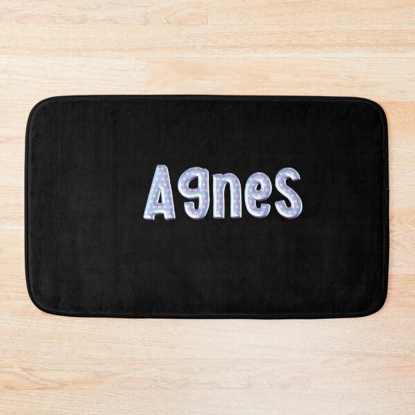 Item preview, Blue Love Agnes Name Label (Black) designed and sold by NormadWorld.