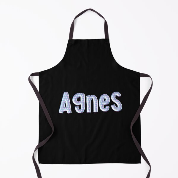 Item preview, Blue Love Agnes Name Label (Black) designed and sold by NormadWorld.