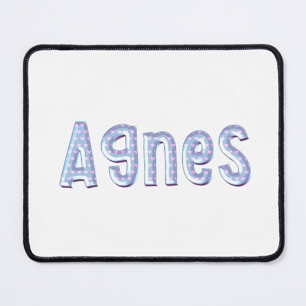 Item preview, Blue Love Agnes Name Label designed and sold by NormadWorld.