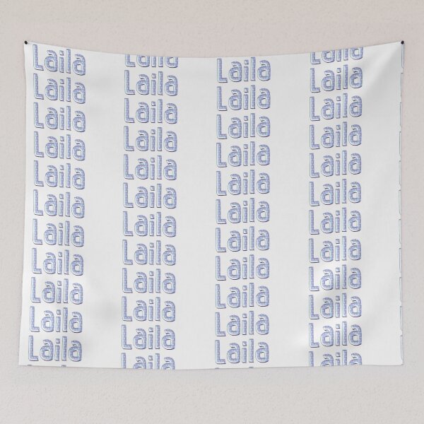 Item preview, Blue Love Laila Name Label designed and sold by NormadWorld.