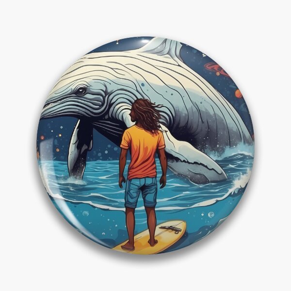 Item preview, A boy standing and looking at a whale designed and sold by wplamkung.