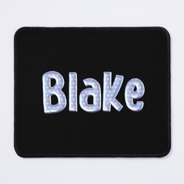 Item preview, Blue Love Blake Name Label (Black) designed and sold by NormadWorld.