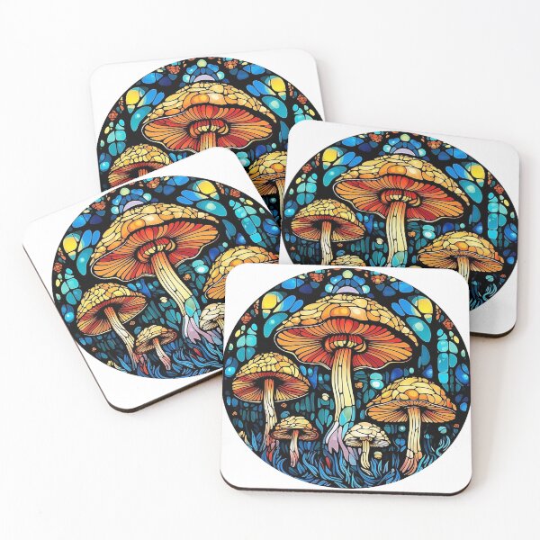 Item preview, Stained glass mushroom designed and sold by kateFaceyDesign.