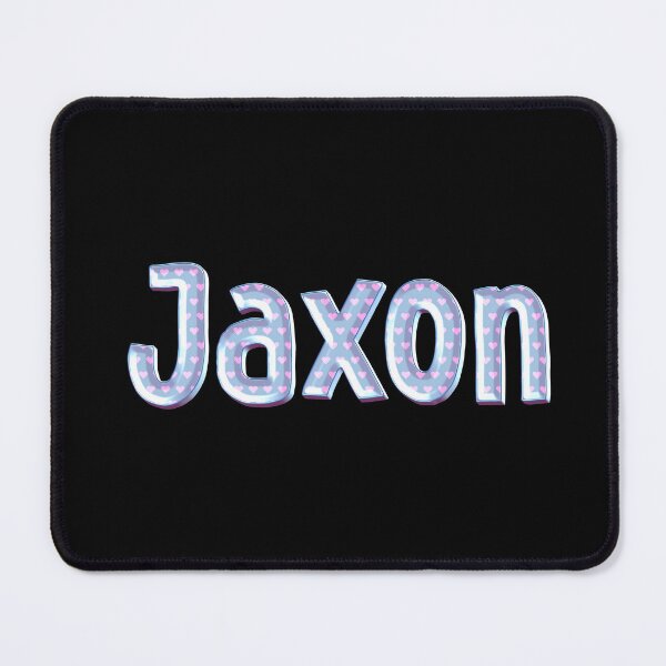 Item preview, Blue Love Jaxon Name Label (Black) designed and sold by NormadWorld.