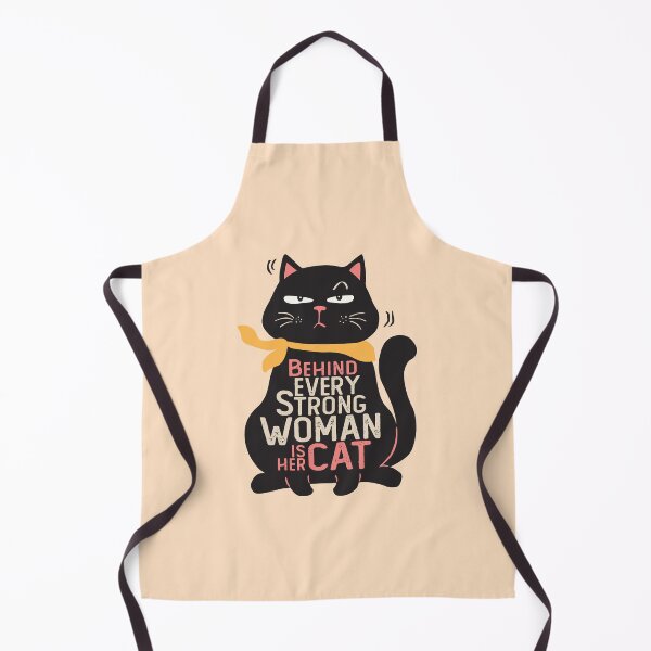 Item preview, Behind Every Strong Woman is Her Cat - Cat Lover designed and sold by LazyCaat.