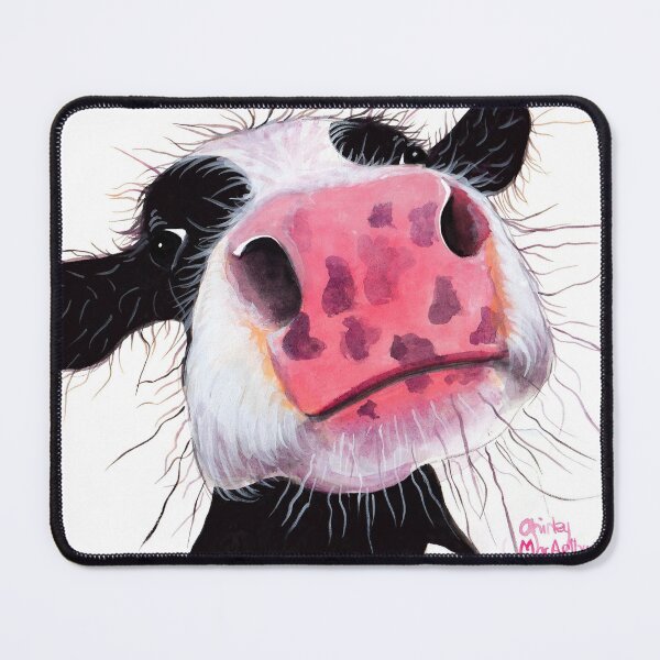 Item preview, COW PRiNT  'BETTY BLUEBERRY' BY SHIRLEY MACARTHUR designed and sold by Shirley MacArthur Art.