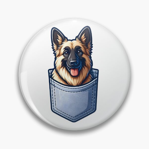 Item preview, Dog in Pocket, German Shepherd  designed and sold by Truck Stop One.