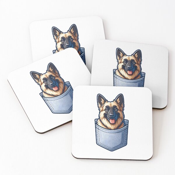 Item preview, Dog in Pocket, German Shepherd  designed and sold by Truck Stop One.