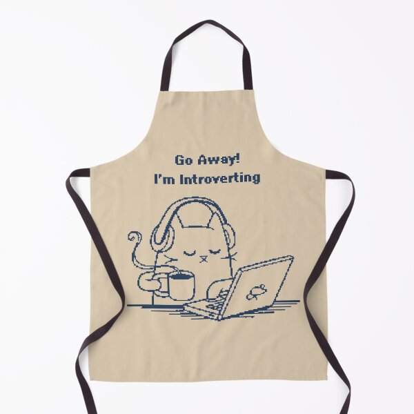 Item preview, Go Away, I'm Introverting - 1Bit Pixelart designed and sold by pxlboy.