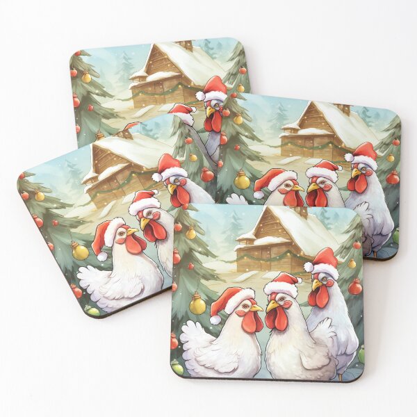 Item preview, Christmas Clucky Pecking designed and sold by cute-animals99.