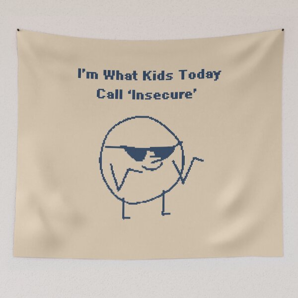 Item preview, Insecure - 1bit Pixelart designed and sold by pxlboy.