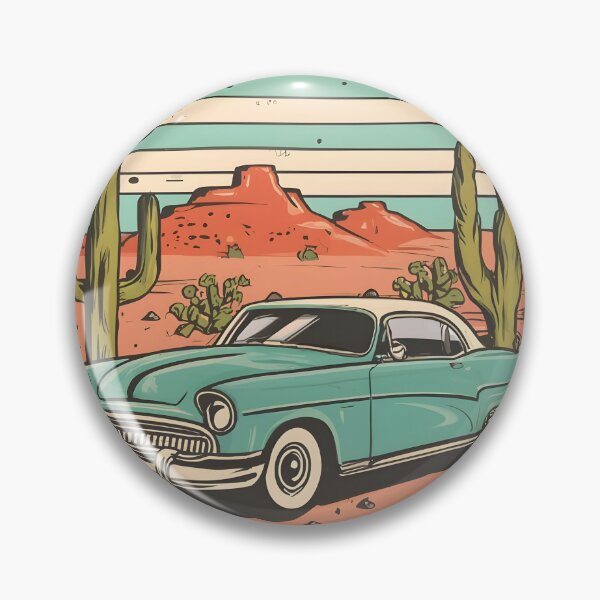 Item preview, A vintagestyle design featuring a retro car designed and sold by spoo-art.