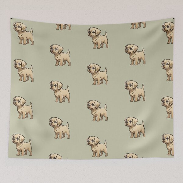 Item preview, "Pawsitively Adorable: Puppy Silhouette" designed and sold by ArtistKunal123.