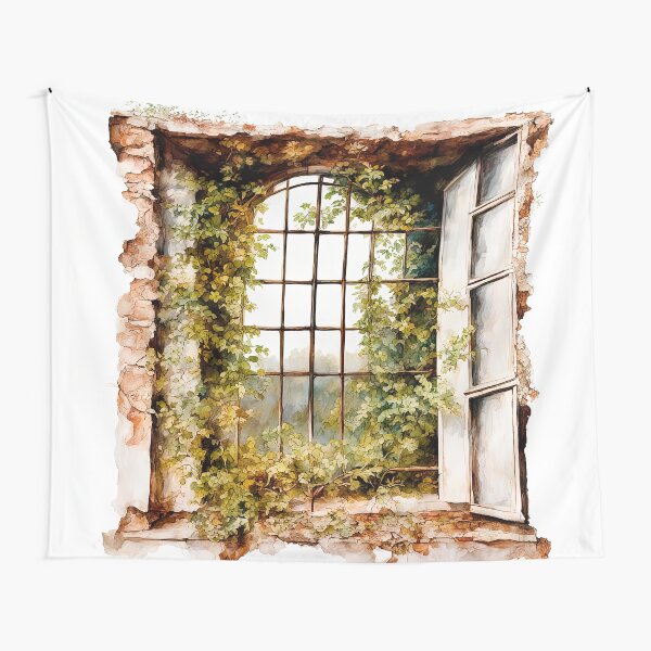 Item preview, An Old Window In An Abandoned House designed and sold by LanaGustavsson.