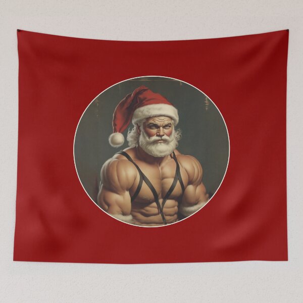 Item preview, Muscle Santa's christmas 3 designed and sold by ThisDress.