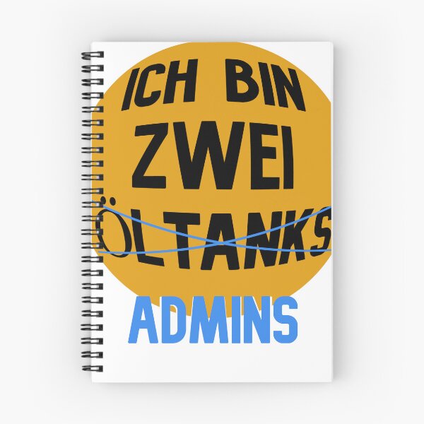 Artikelvorschau, Ich bin zwei Öltanks (ADMINS) entworfen und verkauft von GiftWorks.