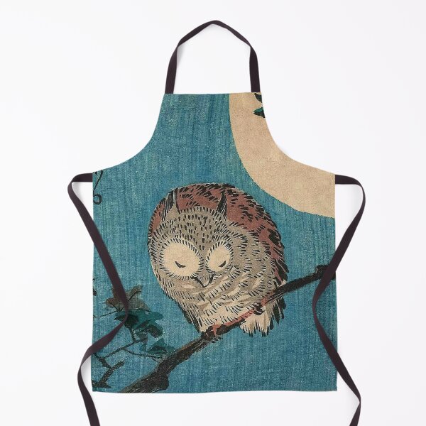 Item preview, HD Small Horned Owl on Maple Branch under Full Moon, by Utagawa Hiroshige / High definition designed and sold by MINDTHECHERRY.