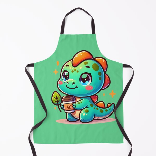Item preview, Baby Dinosaur Holding a Cup of Coffee designed and sold by LILY ROSE.