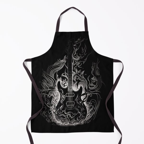 Item preview, Guitar Black Silhouette improved Band Design designed and sold by EternalDelight1.