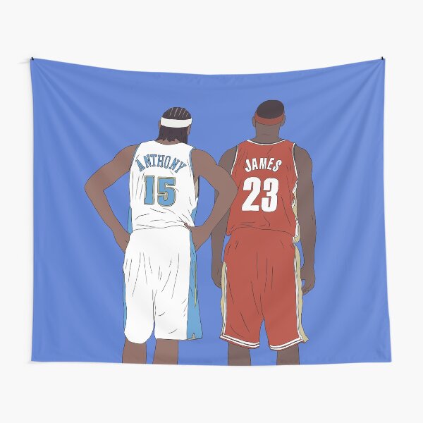 Item preview, Young LeBron James And Carmelo Anthony designed and sold by RatTrapTees.