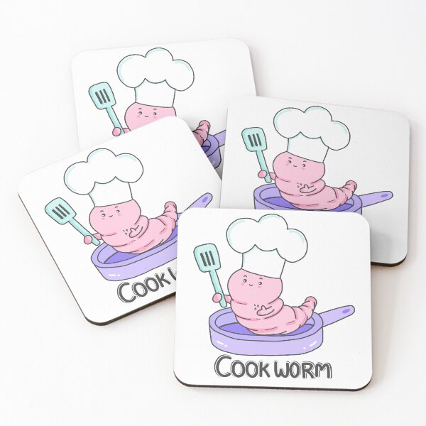 Item preview, Cute Cook worm designed and sold by littleflabby.