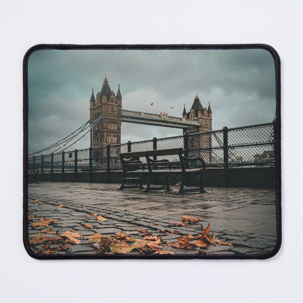 Item preview, Tower Bridge London autumn Leaves canvas designed and sold by BobbyConwayLDN.